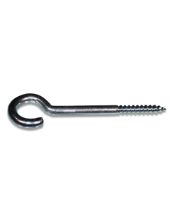 Cup hook galv 120x25x9.8 eye 10mm open